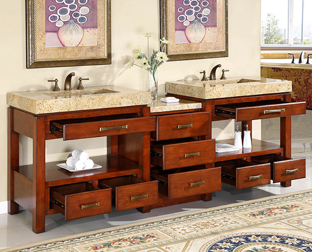 92 Inch Wide Bathroom Vanity